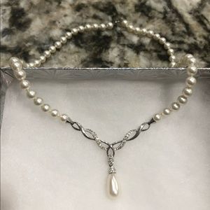Swarovski Pearl Necklace - Brand New, Never Worn